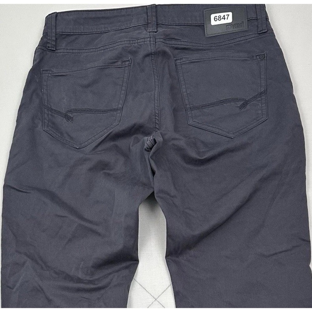 Mavi Zach Straight Jeans Men 32x32 Blue Black Regular Stretch Denim Dark Wash